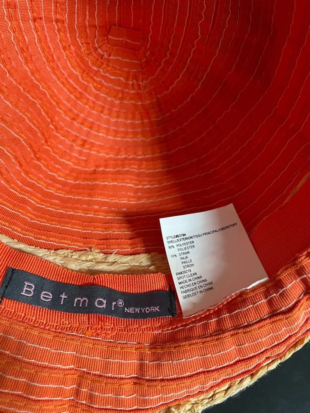 Betmar bucket hat orange